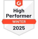 G2 High Performer badge, Spring 2025